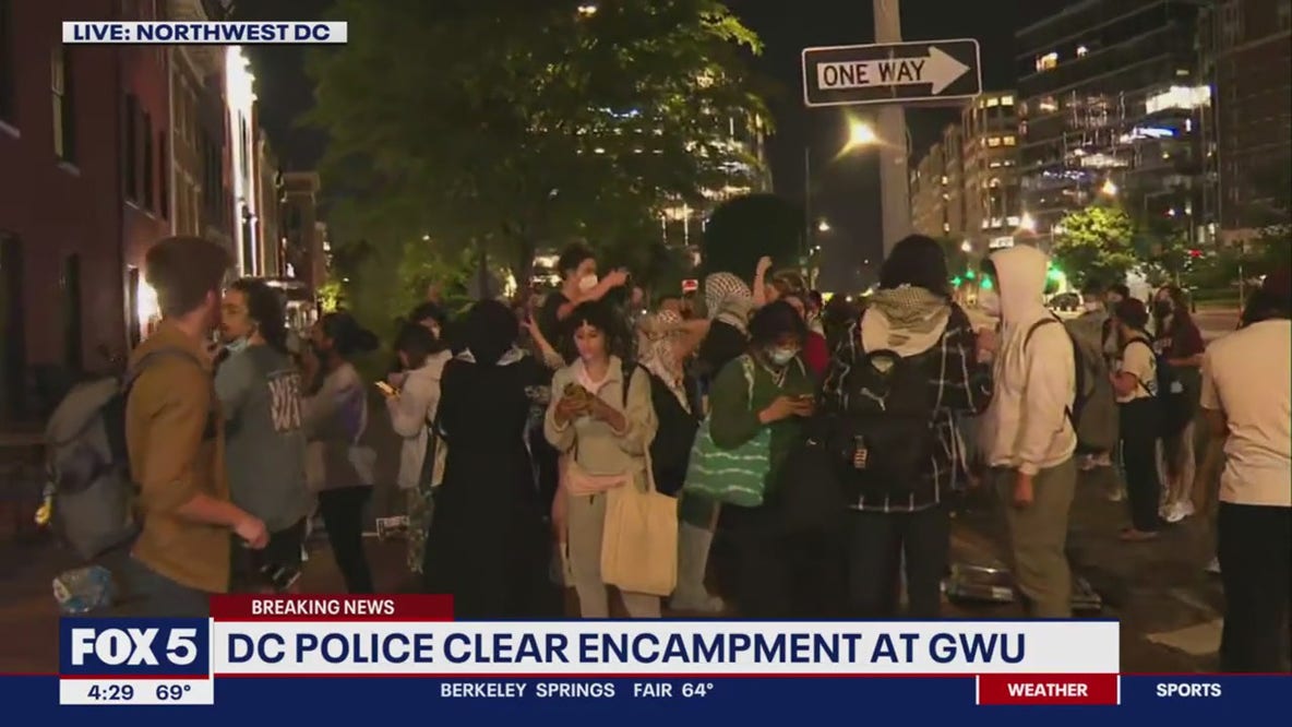 Multiple arrested at GWU encampment